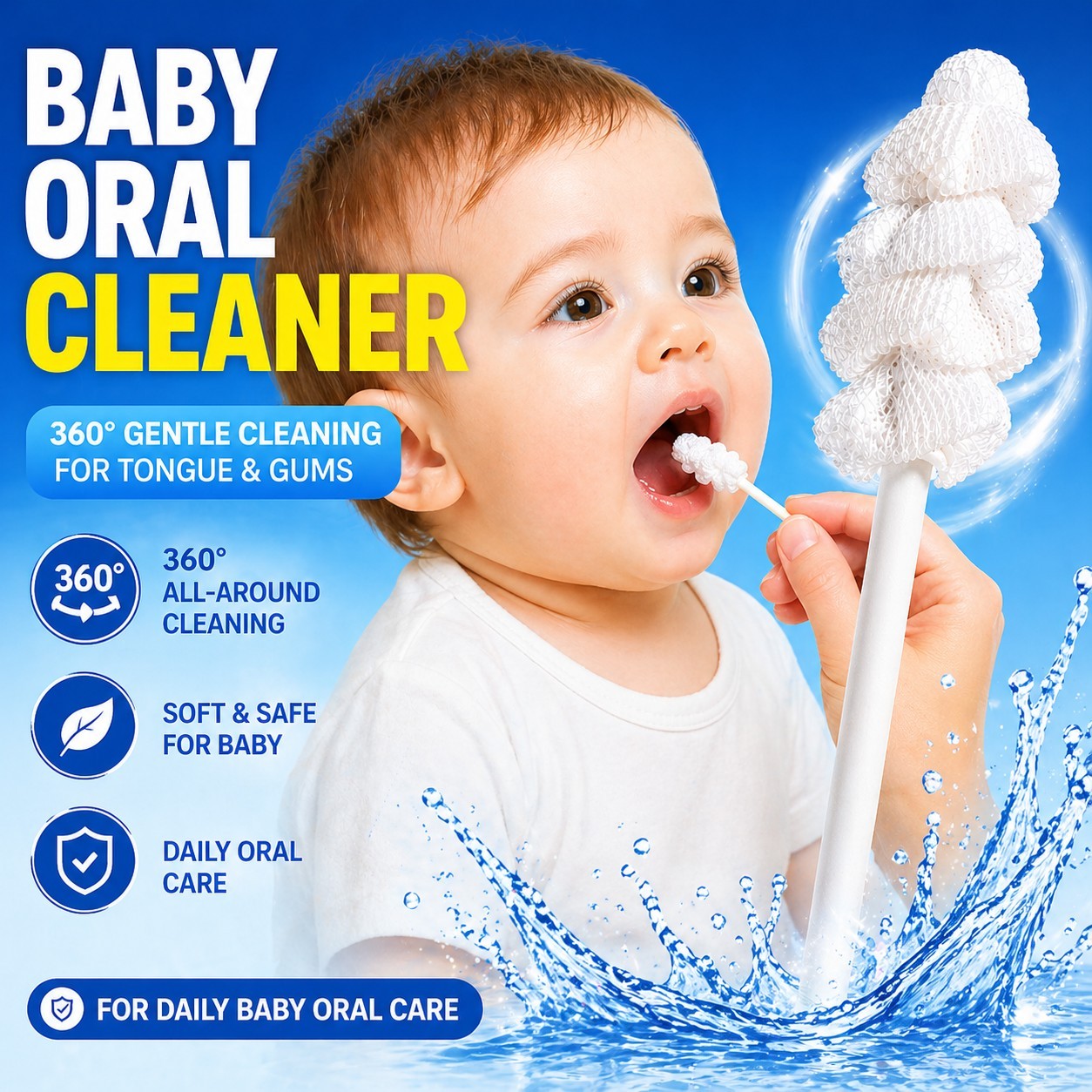 Spiral Baby Oral Cleaner - Safe for Infants