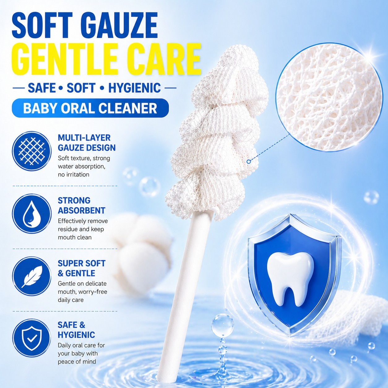 Spiral Baby Oral Cleaner - private label packaging mockup